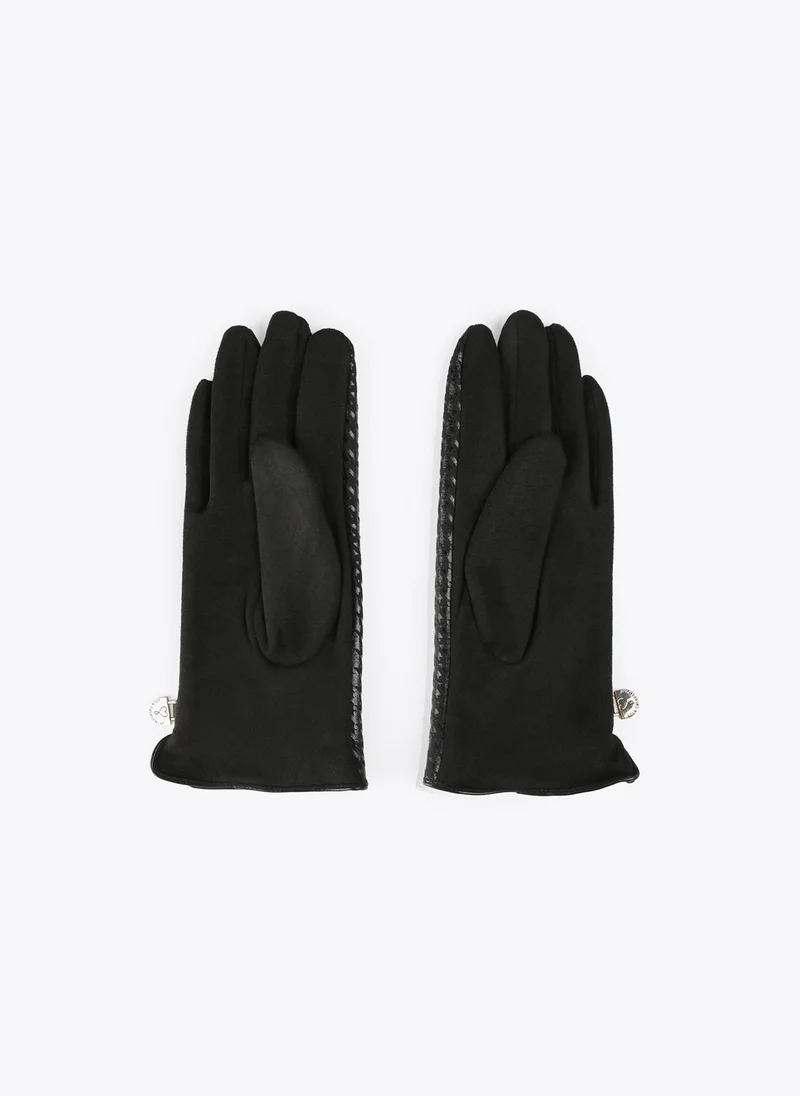 Lola Casademunt Houndstooth gloves
