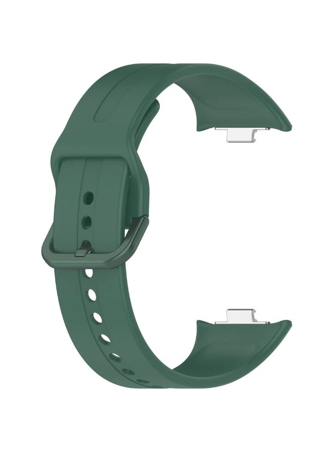 Silicone Strap For Redwatch 5 4 Smart Watch Strap For Xiaomi Mi Band 8/9 Pro -green - Image 1