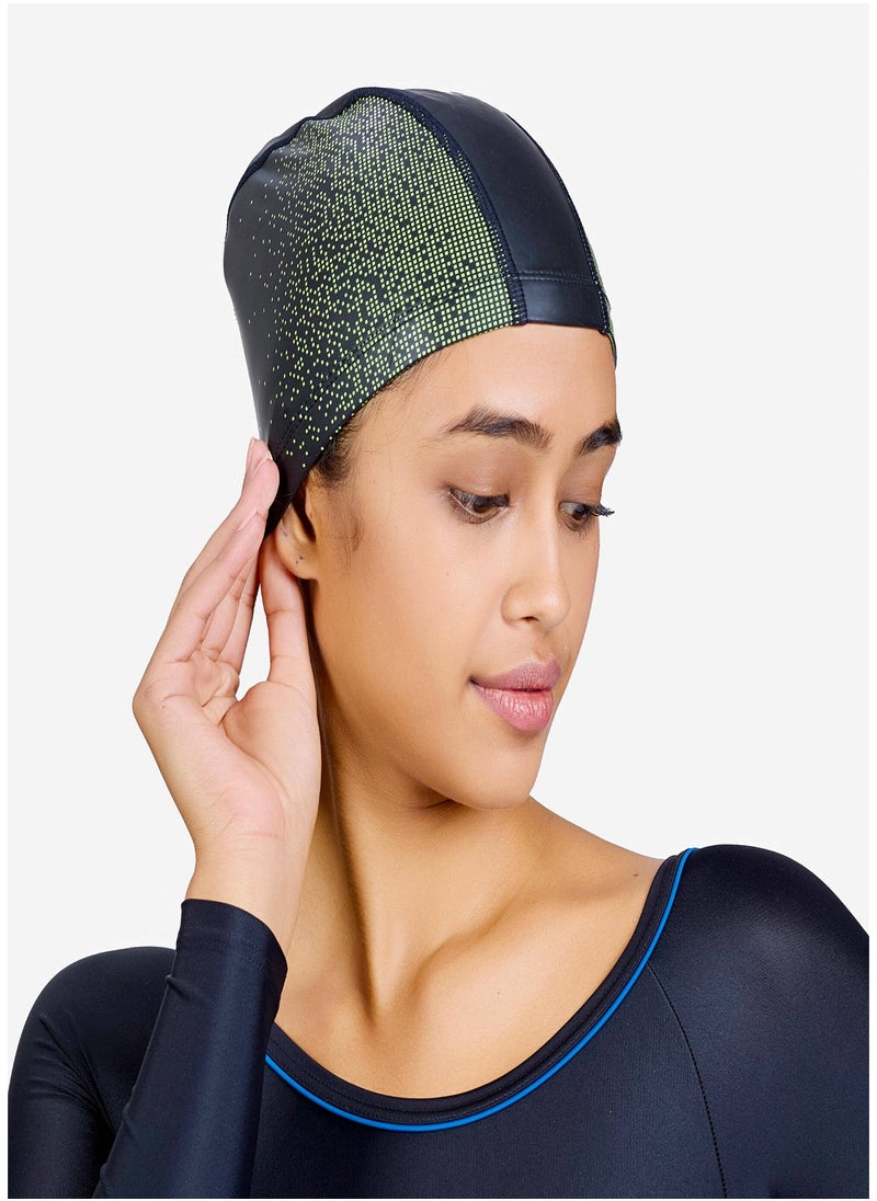 NABAIJI NABAIJI by DECATHLON, Adult Swimming Cap Silicone Mesh 56-60 Cm Print Yellow Expe  - Image 4
