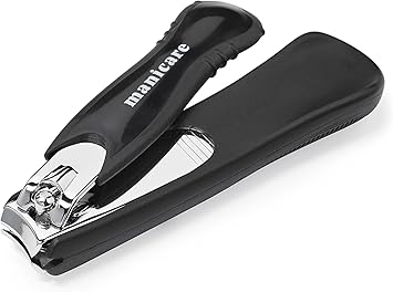 Manicare Toenail Clippers With Cover Stainless Steel For Precise Trimming Of Toenails Professional Blade Catches Nail Clippings Footcare Feet Perfect For Home Or Salon Manicures And Pedicures - Image 5