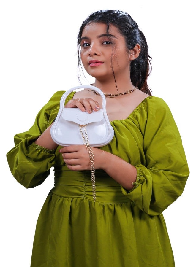 HASHFLOW Jelly Mini Purse For Women | Mini Sling Bag & Clutch For Girl Essentials | Trendy Crossbody Hand Bag For Women/Girls (White) - Image 3