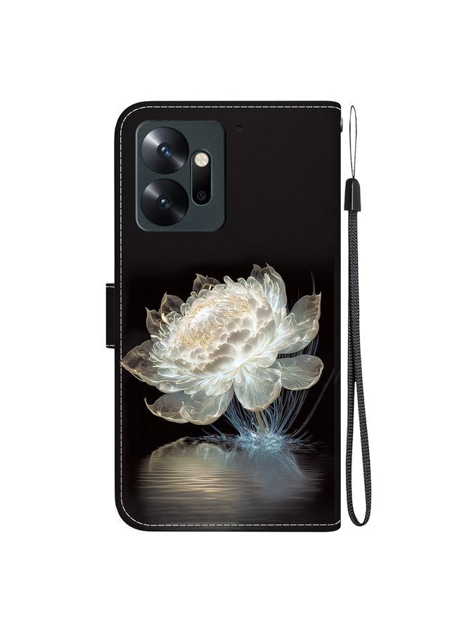 اس-توب جراب هاتف جلدي برسومات ملونة وملمس كريستالي لهاتف Infinix Zero 20 X6821 - Image 3