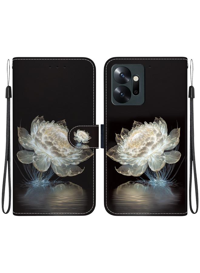 اس-توب جراب هاتف جلدي برسومات ملونة وملمس كريستالي لهاتف Infinix Zero 20 X6821 - Image 1