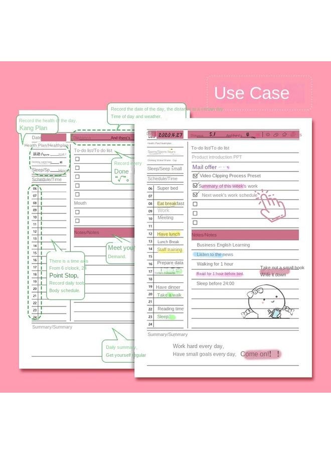 Bluejw - Bookkeeping Book Book Net Red Cute Girl Heart Book Suit Diary Book Shop Business Daily Book Book - Image 1