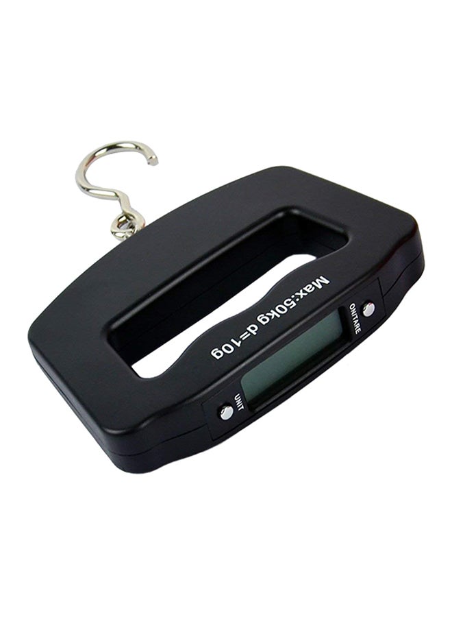 NIBEMINENT Digital LCD Hand Held Luggage Scale Black - Image 1