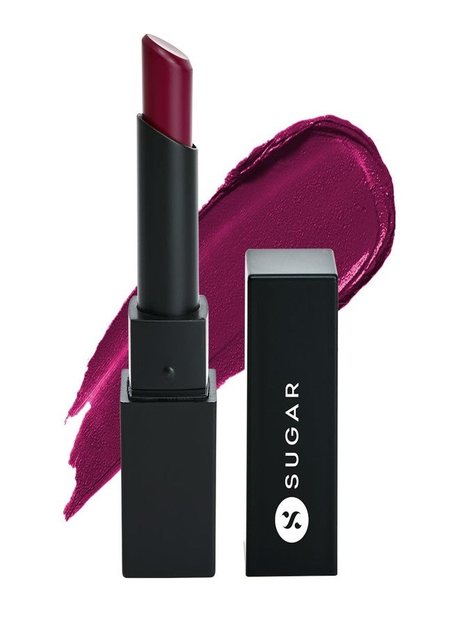 SUGAR Cosmetics Nothing Else Matter Longwear Lipstick - 08 Berry Picking (Berry) - Image 1