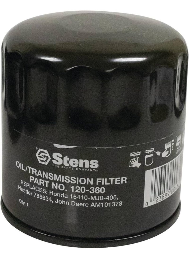 Stens Stens 120360 Oil Filter Compatible withReplacement for Jacobsen CH11CH25 CV11CV22 M18M20 MV16MV20 K582 and SV730 with Kohler Engines 557759 888921 Lawn Mowers  - Image 1