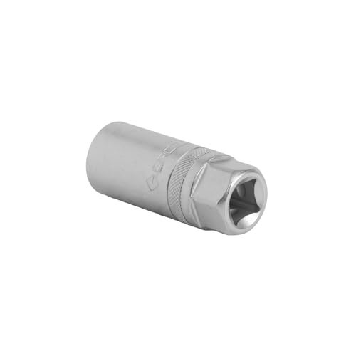 GROZ 1/2" Hex Spark Plug Socket 21MM, Chrome Vanadium Finish, 3X Performance | DIN 3120 Standards, Super Grip | SKT/1-2/SP/16/UG - Image 4