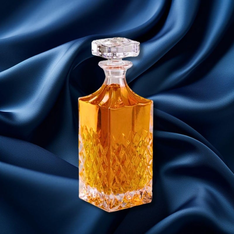 FALKOR FALKOR Luxury Glassware - Barbados Decanter Elegant Classy Decanter with Contemporary Design - Party Accessory Decanter for Storing Whiskey, Liquor, Scotch, Bourbon, Vodka or Wine 700 ML  - Image 5