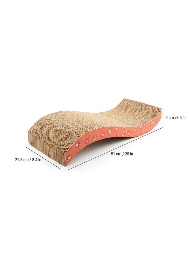Heads Up For Tails HUFT ScratchVille Cat Scratcher - Orange - Image 5