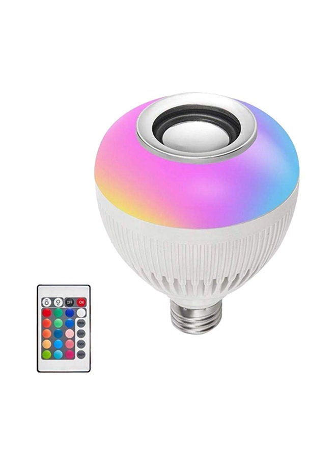 NIBEMINENT LED Bulb With Bluetooth Speaker White  - Image 1