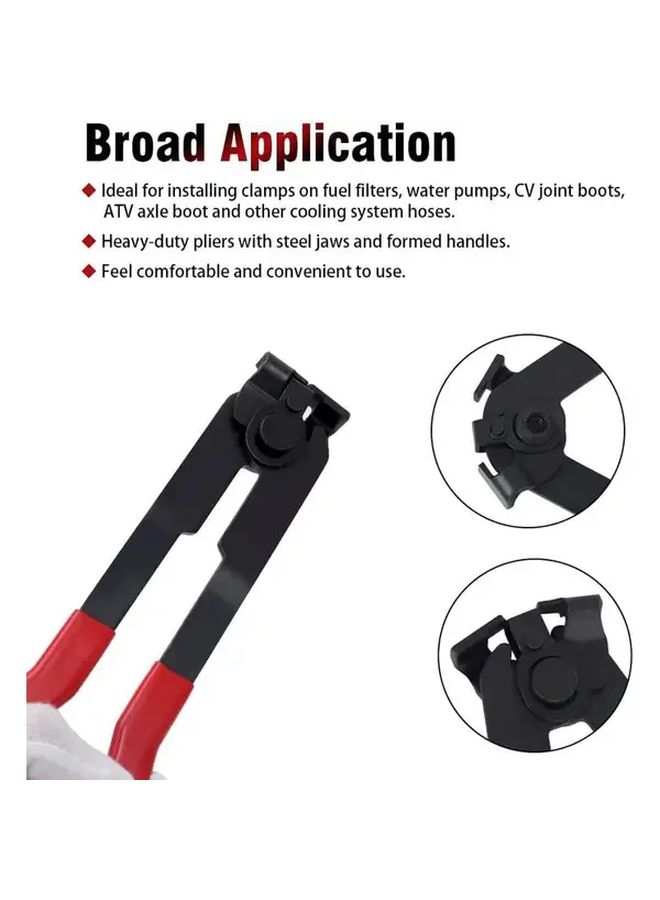 12 Piece CV Joint Axle Clamp Pliers Kit With 10 Stainless Steel Bands Heavy Duty Automotive Repair Tool - Image 3