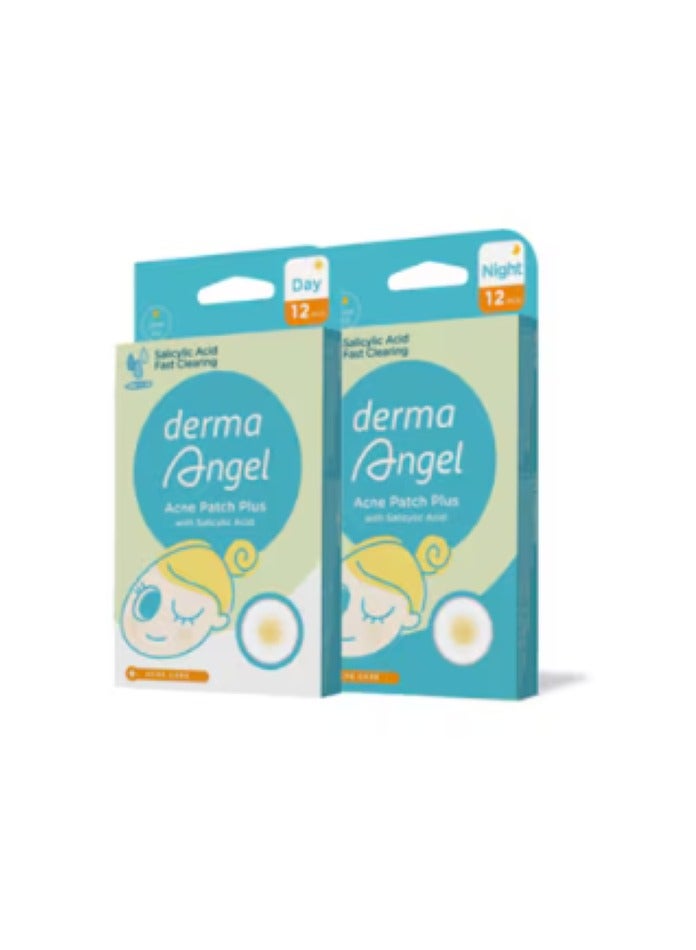 DERMA ANGEL Derma Spot Patch With Salicylic Acid Day & Night 24 PCS  - Image 2