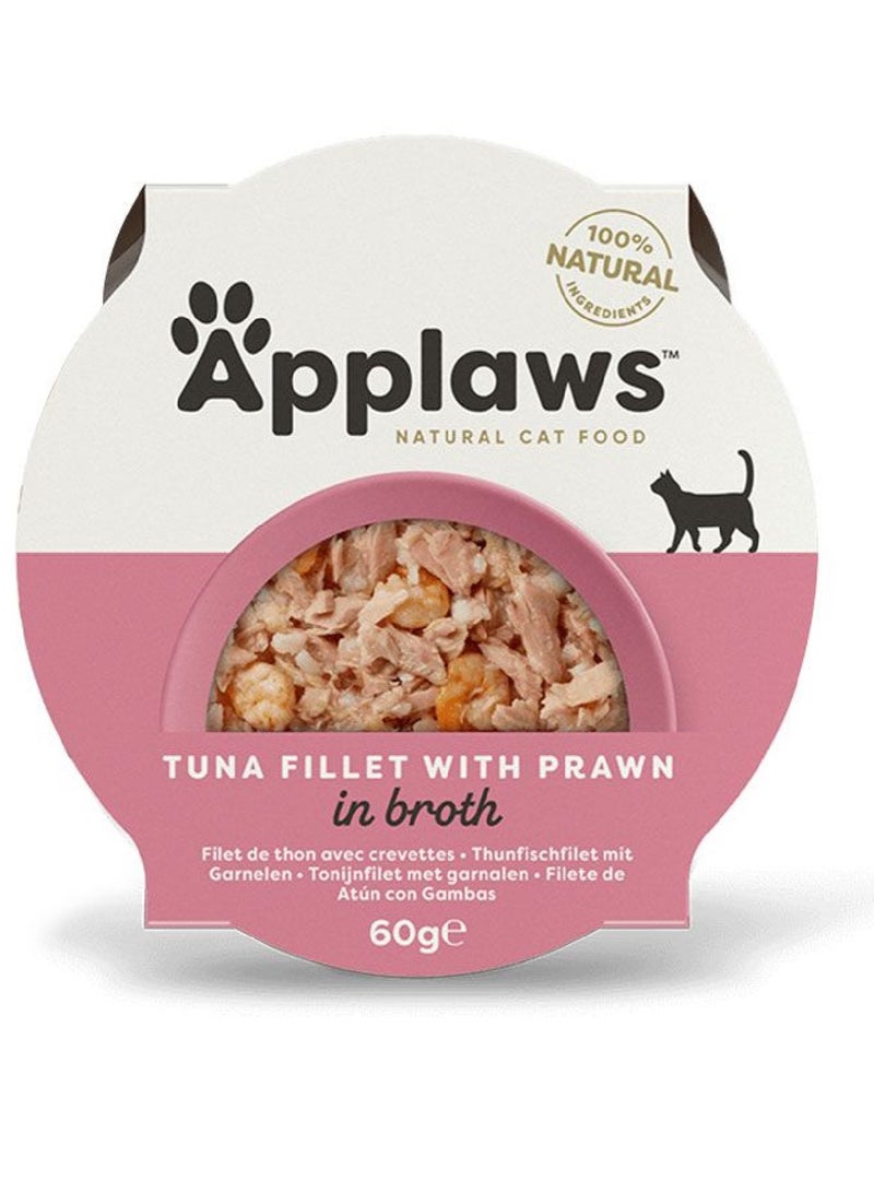 آبلاوس طعام القطط البالغة الرطب من أبلوز بالتونة والروبيان (60 جم ​​× 2) - عبوة من قطعتين - Image 2