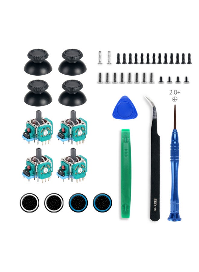 Applicable PS5 Rocker Lever Repair Replacement Screw Mushroom Head Plastic Cap Tool Suit 08-Product Color:P5-suit 28  - Image 1