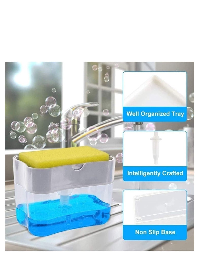 Altheqa Premium Quality Dish Soap Dispenser - Countertop Kitchen Soap Dispenser, Sink Dish Washing Soap Dispenser - Image 3