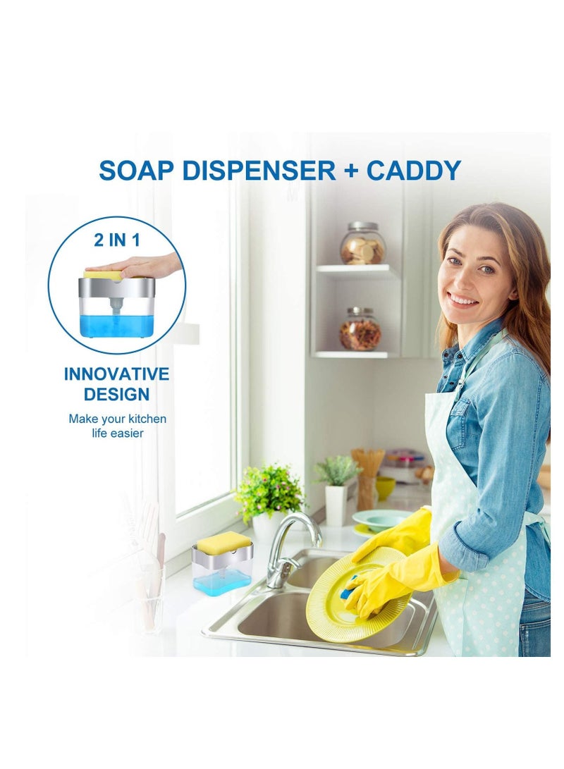 Altheqa Premium Quality Dish Soap Dispenser - Countertop Kitchen Soap Dispenser, Sink Dish Washing Soap Dispenser - Image 4