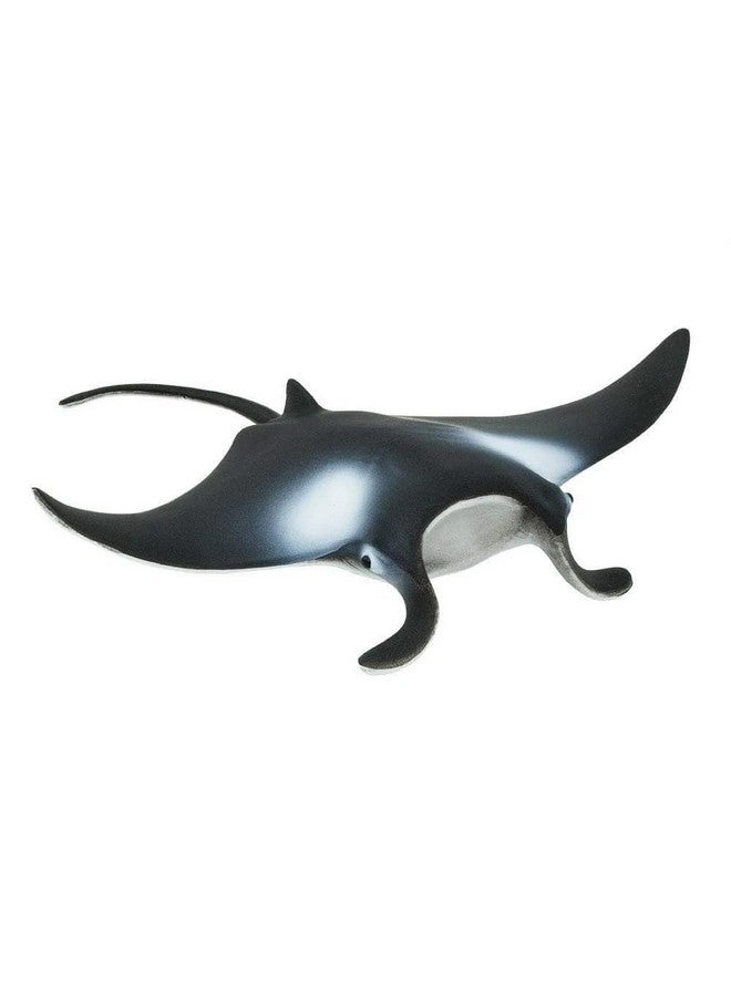 Safari Ltd. Safari Ltd. Manta Ray Figurine - Realistic 4" Sea Creature Figure - Educational Toy for Boys, Girls, and Kids Ages 3+ - Image 1