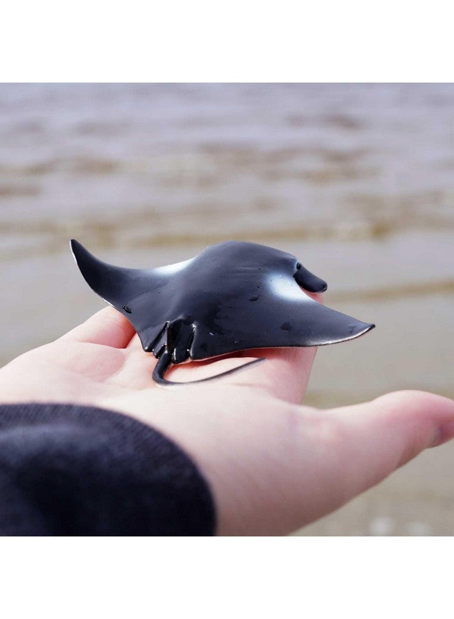 Safari Ltd. Safari Ltd. Manta Ray Figurine - Realistic 4" Sea Creature Figure - Educational Toy for Boys, Girls, and Kids Ages 3+ - Image 2