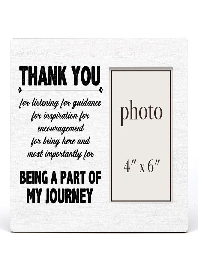 Zauly Thank You Gift Wood Picture Frame, Appreciation Gifts for Teacher Coworkers Boss Mentor Leader Friends, 4 x 6 Inch Photo - Image 2