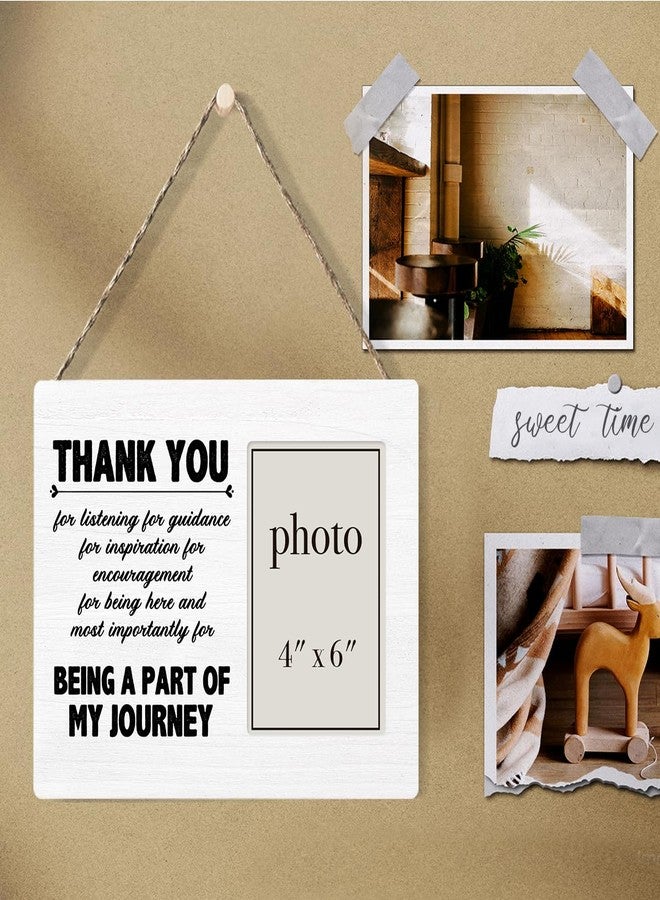 Zauly Thank You Gift Wood Picture Frame, Appreciation Gifts for Teacher Coworkers Boss Mentor Leader Friends, 4 x 6 Inch Photo - Image 4