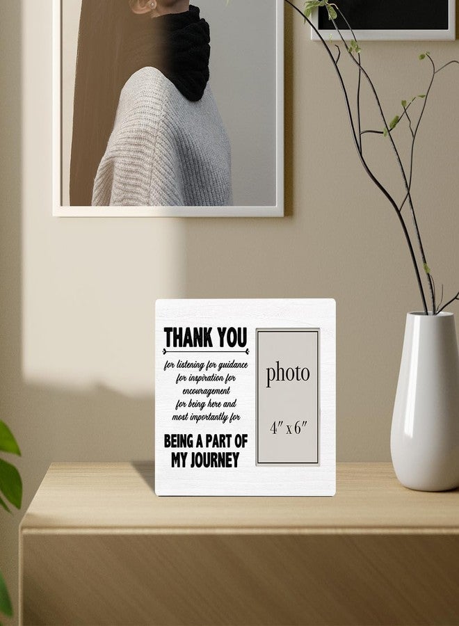 Zauly Thank You Gift Wood Picture Frame, Appreciation Gifts for Teacher Coworkers Boss Mentor Leader Friends, 4 x 6 Inch Photo - Image 3