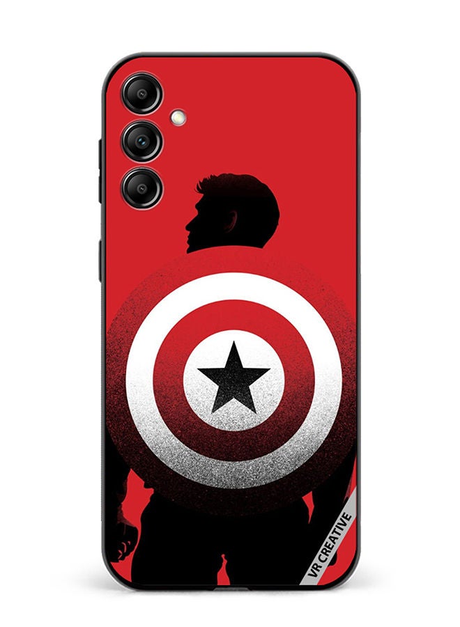 VR CREATIVE Protective Case Cover For Samsung Galaxy M14 Captain America Design Multicolour - Image 1
