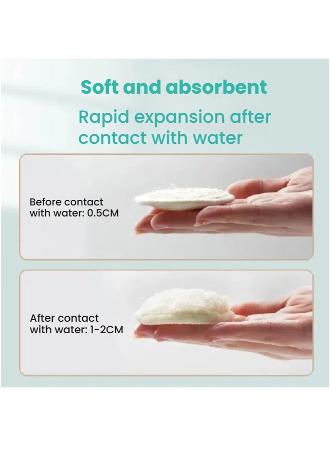 Journey Mate 6-Pack Natural Loofah Facial Pads, Gentle Exfoliating Face Scrub Sponges, Deep Cleansing Wash Puffs for Makeup Removal, Plant-Based Unscented Skincare Tool for Men & Women - Image 4