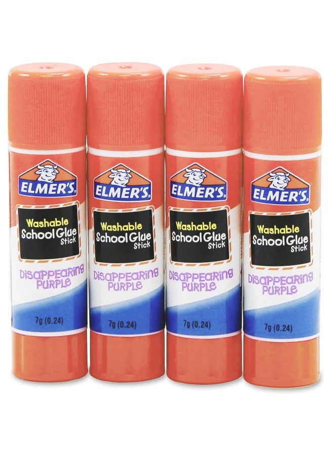 إلمرز أعواد غراء مدرسية أرجوانية اللون من Elmer's، 0.24 أونصة لكل منها، 4 أعواد في كل عبوة (E543) - Image 5