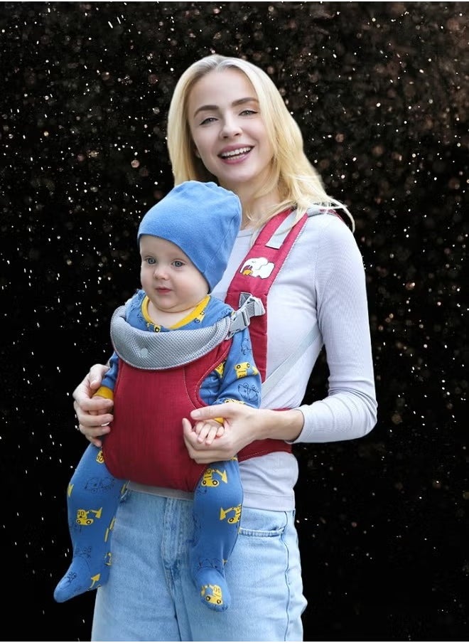 Excellent Baby Travel Carrier, 4 In 1 Baby Seat Carrier, Reversible Direction (Red)  - Image 3
