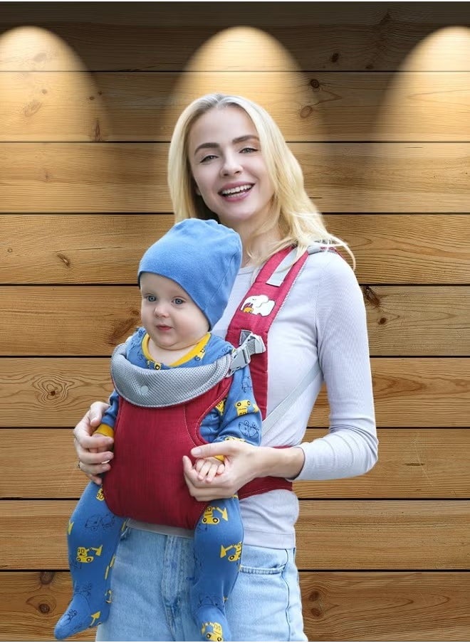 Excellent Baby Travel Carrier, 4 In 1 Baby Seat Carrier, Reversible Direction (Red)  - Image 4