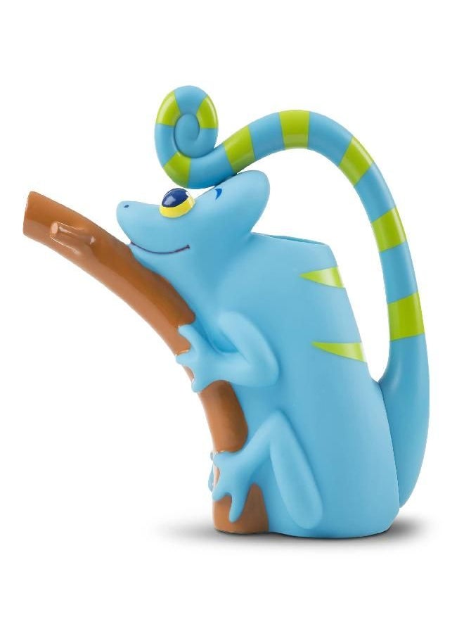 Melissa & Doug - Melissa & Doug Sunny Patch Camo Chameleon Watering Can With Tail Handle and Branch-Shaped Spout - Image 1