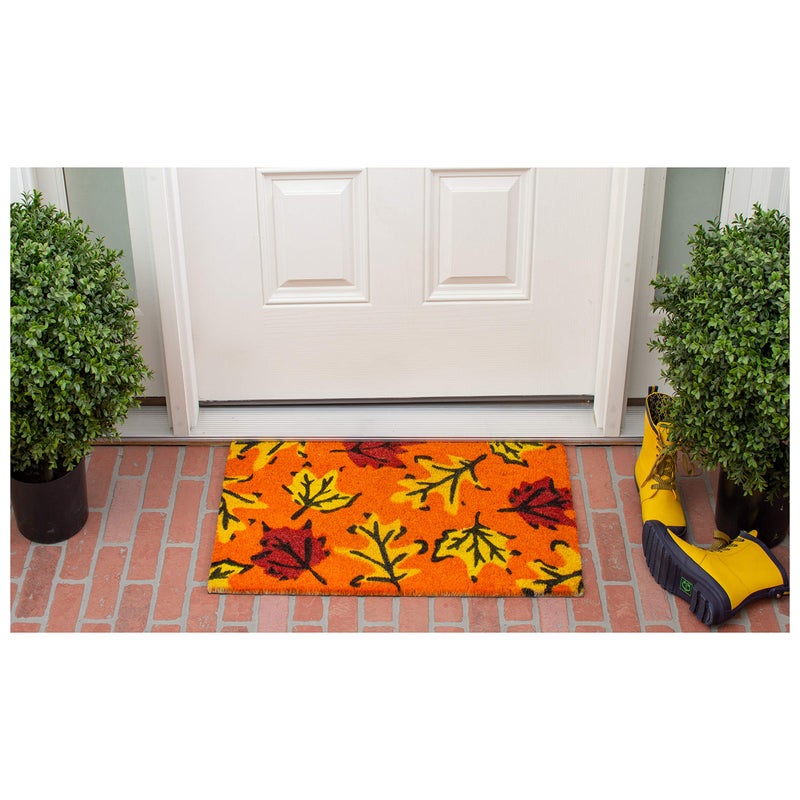 Calloway Mills حصيرة مدخل أوراق الخريف من كالوواي ميلز 120961729، 17" × 29"، متعددة الألوان - Image 4