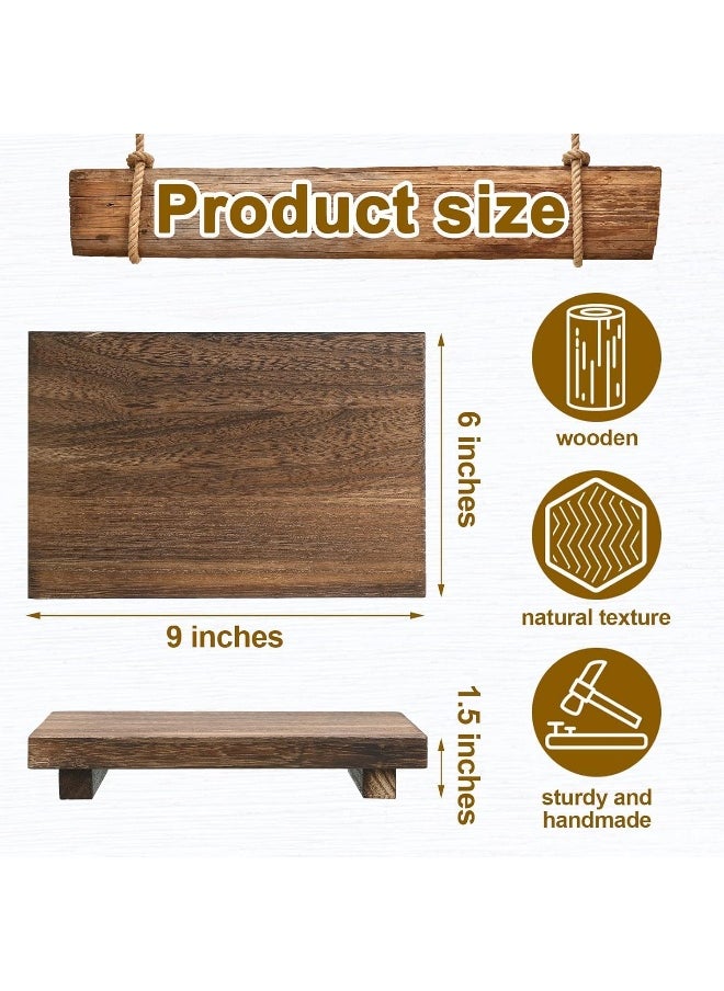 Horoof Home Horoof Home® Rustic Wood Riser Tray  - Image 2