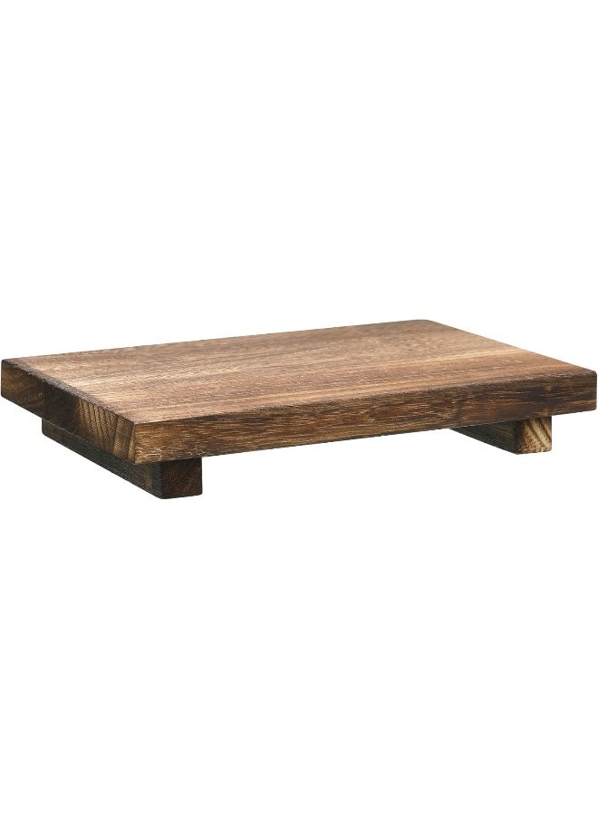 Horoof Home Horoof Home® Rustic Wood Riser Tray  - Image 1