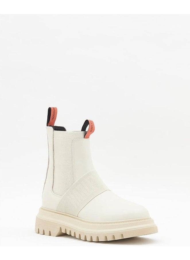 HARLEY DAVIDSON Nefud Beige Antique Leather Women's Boots  - Image 2