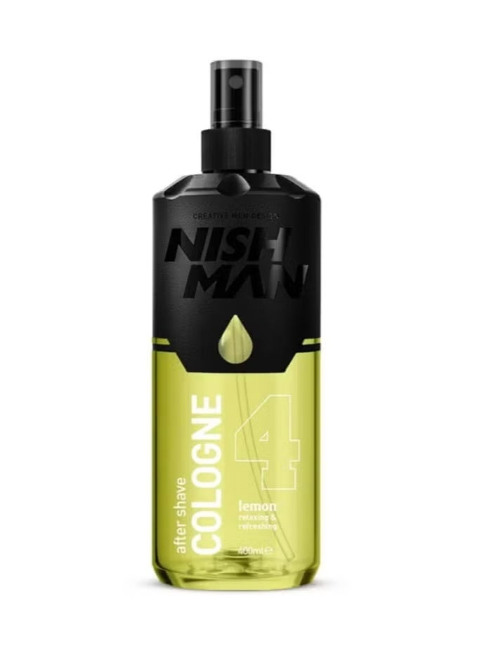 NISHMAN After Shave Cologne Spray Lemon (04) 400ml
