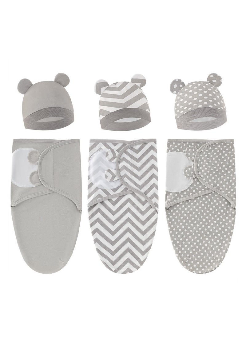Newborn Spring Silkworm Sleeping Bag Fetal Cap Set