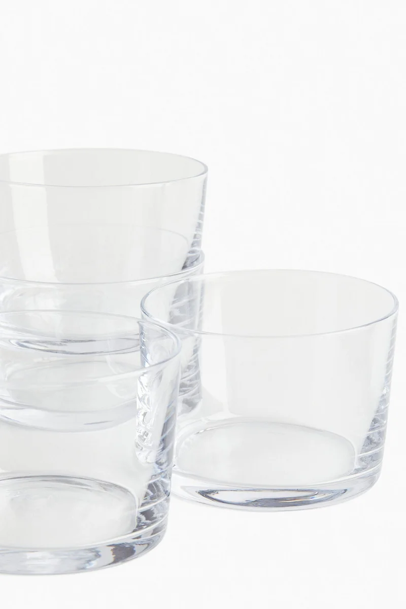 H&M 4-pack low tumblers