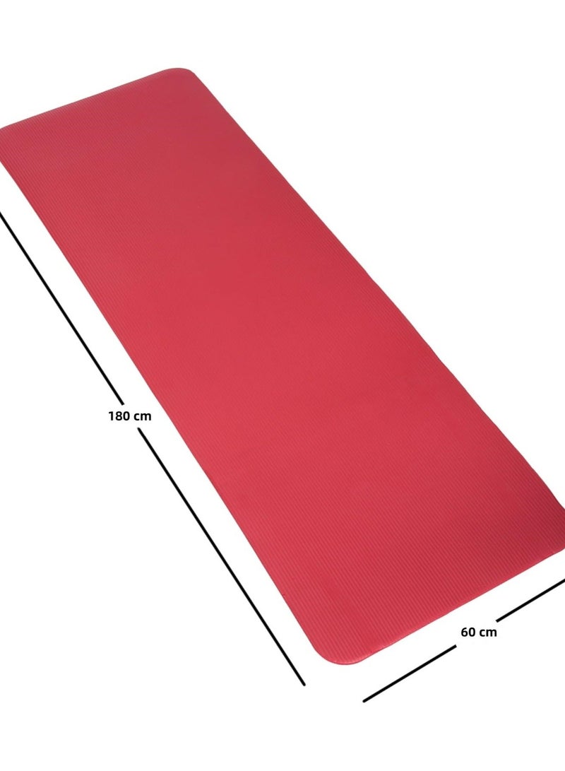 Anti-Tear Exercise Mat with Carrying Strap – Padded Comfort Mat - Image 2