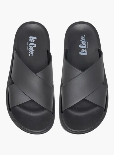 لي كوبر Men's Cross Strap Sandals