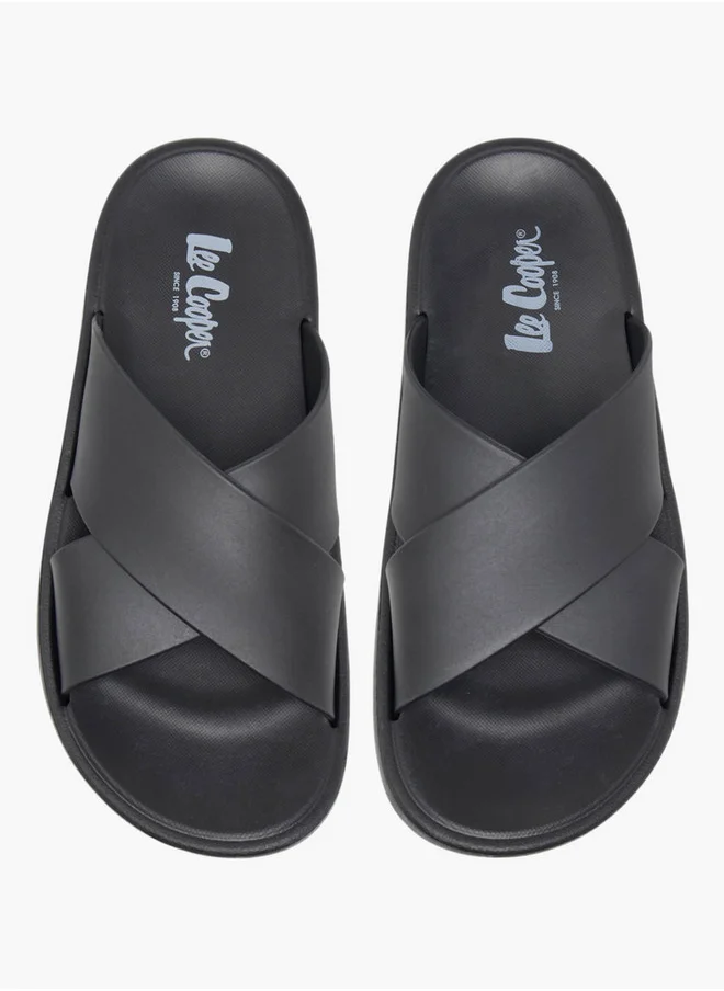 Lee Cooper Men's Cross Strap Sandals