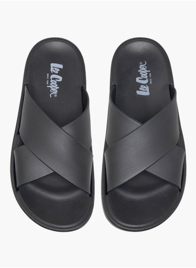 Lee Cooper - Men's Cross Strap Sandals - Image 1