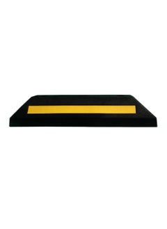 BERRY Wheel Stopper 57CM Black | Rubber Parking Wheel Stops for Car Parking Areas | Heavy Duty Parking Blocks Black with Yellow Strips (1Pcs) - pzsku/ZDD32B124C41CFCD91C99Z/45/_/1723272184/ceb9c7a9-5410-4f59-9fcb-d5d271b07877