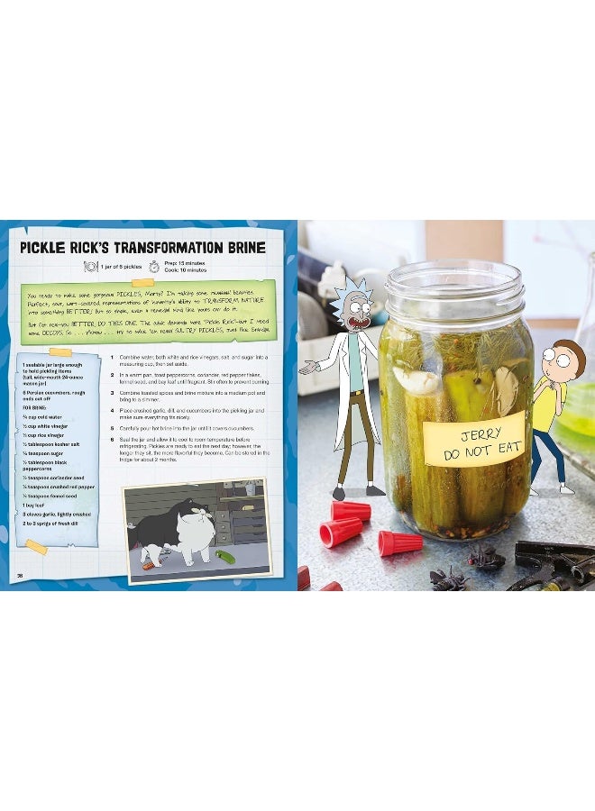 Rick and Morty: The Official Cookbook: (Rick & Morty Season 5, Rick and Morty Gifts, Rick and Morty Pickle Rick) - Image 4