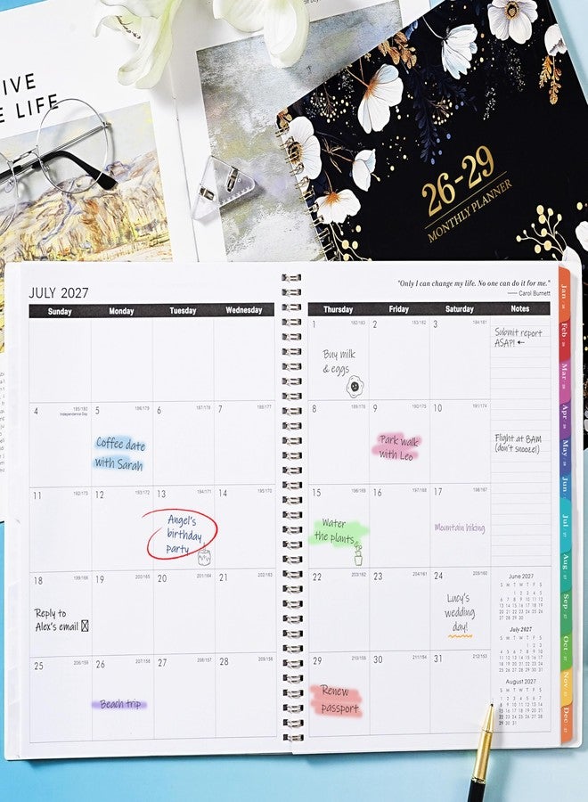 ترسيز مخطط/تقويم شهري 2026-2028 - من يناير 2026 إلى ديسمبر 2028، مقاس 9 × 11 بوصة، مخطط شهري لمدة 3 سنوات 2026-2028، تقويم 36 شهرًا مع فواصل، جيب داخلي، تجليد حلزوني مزدوج - Image 2