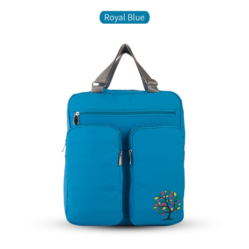 Insular Large Capacity Multi-functional Mommy Bag Excellent Water Resistance Nappy Bag Baby Diaper Bag Backpack Organizer with Stroller Straps Changing Pad Wet Bag for Mom Blue - Image 3