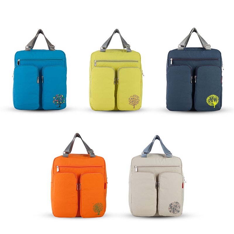 Insular Large Capacity Multi-functional Mommy Bag Excellent Water Resistance Nappy Bag Baby Diaper Bag Backpack Organizer with Stroller Straps Changing Pad Wet Bag for Mom Blue - Image 4