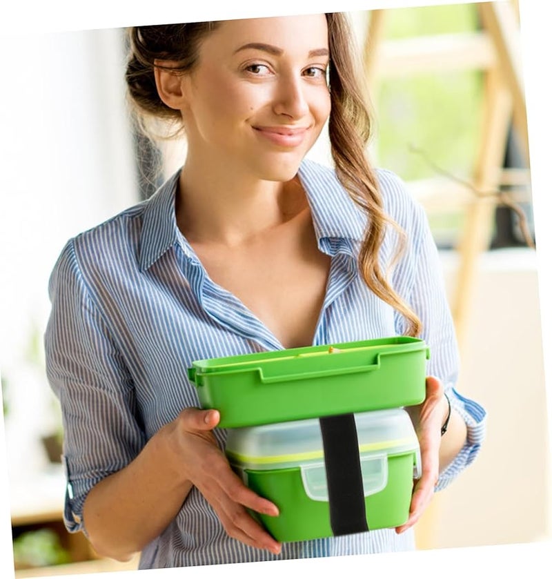 PartyKindom 4 Pack Elastic Bento Bands Lunch Box Straps For Kids High Elasticity - Image 3